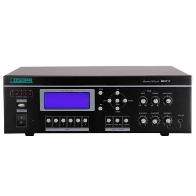 MP8712 120W-450W 6 zon semua dalam satu sistem PA dengan amplifier mixer/USB/Tuner & Timer