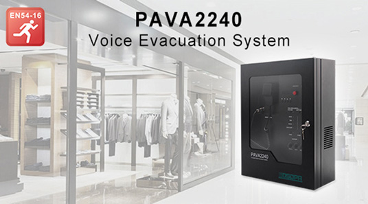 Sistem pemindahan suara PAVA2240 untuk kedai pakaian