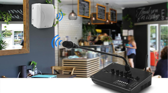 MP30W MP62W sistem penghantaran tanpa wayar bersepadu untuk kafe & Supermarket kecil & stesen Gas