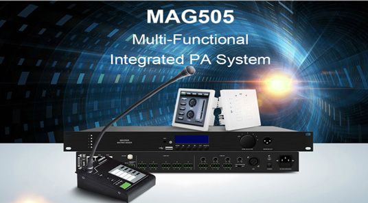 Sistem PA matriks Audio Digital MAG505