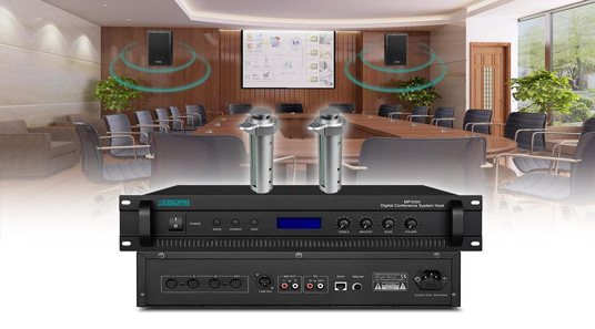Sistem persidangan Digital D6115 (mikrofon Pop timbul dan kaedah sambungan)