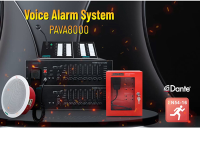 Sistem penggera suara PAVA8000