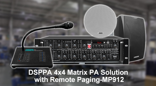 DSPPA 4x4 Matrix PA penyelesaian dengan Paging jauh-MP912