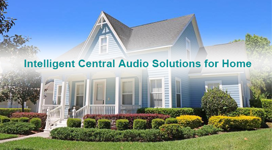 Penyelesaian Audio pusat pintar untuk rumah