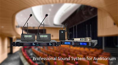 Sistem bunyi profesional untuk Auditorium