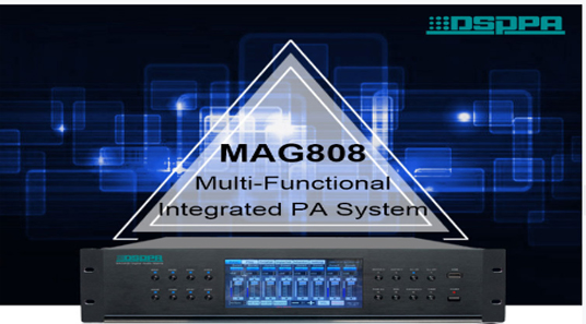 Sistem matriks Audio Digital MAG808 untuk gim