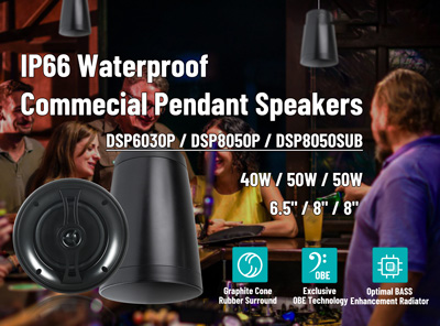 IP66 kalis air penceramah loket komersial DSP6030P DSP8050P DSP8050SUB