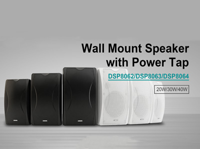 Wall Mount Speaker dengan ketuk kuasa DSP8062/DSP8063/DSP8064