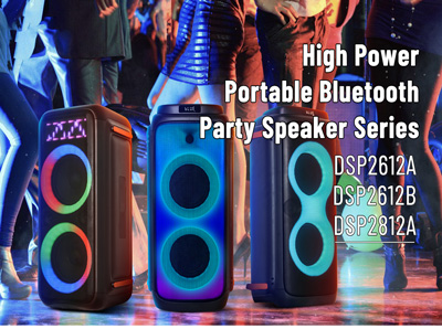 Kuasa tinggi Portable Bluetooth Speaker parti siri DSP2612A/DSP2612B/DSP2812A