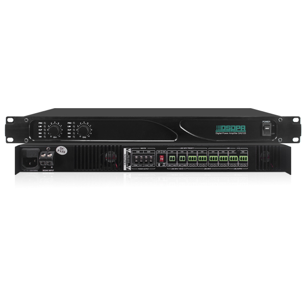 DA2125 2*120W Amplifier Digital saluran Dual